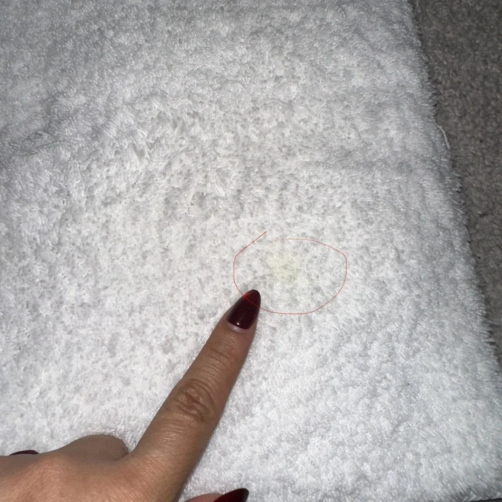 Crosby St. Solid White Bath Rug, 20x30